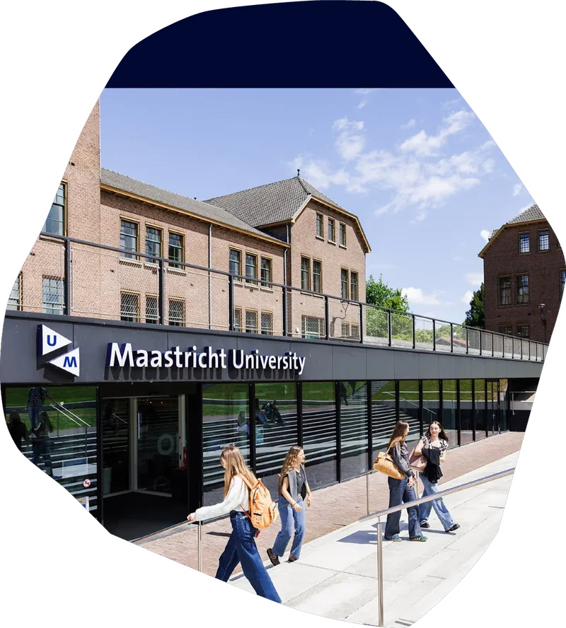 The Maastricht University entrance